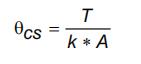 Theta-cs (θcs) 計算